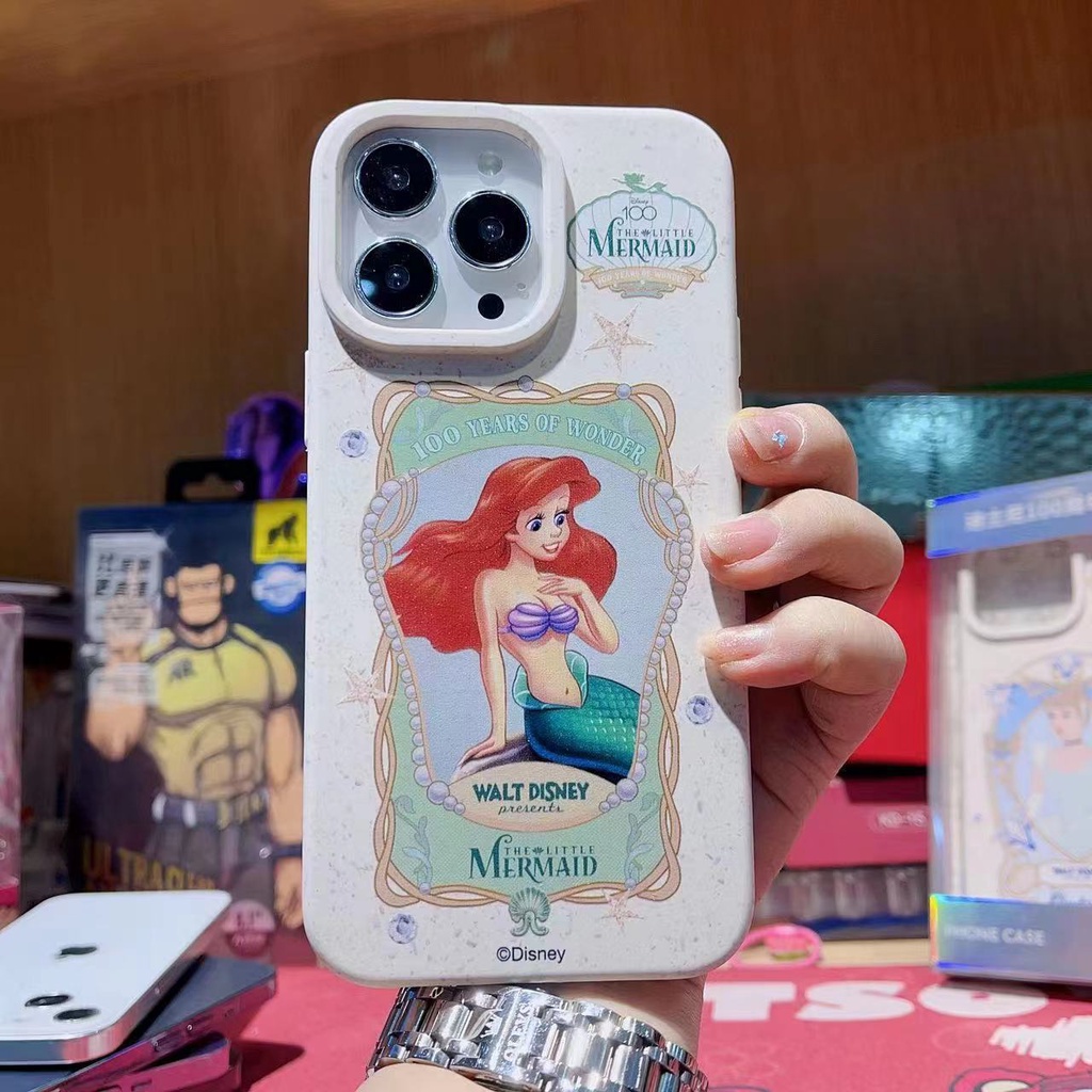 Manweidi is suitable for genuine 14Pro Snow White max Apple 2023 new mermaid princess mobile phone case ni Iron Man style OWUD