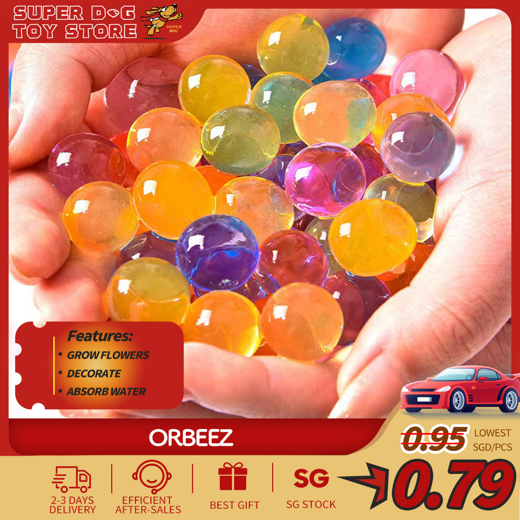 ? Local Ship?Water Beads Soaking Expanding Crystal Beads Children's Decompression Toys Watercolor Orbeez