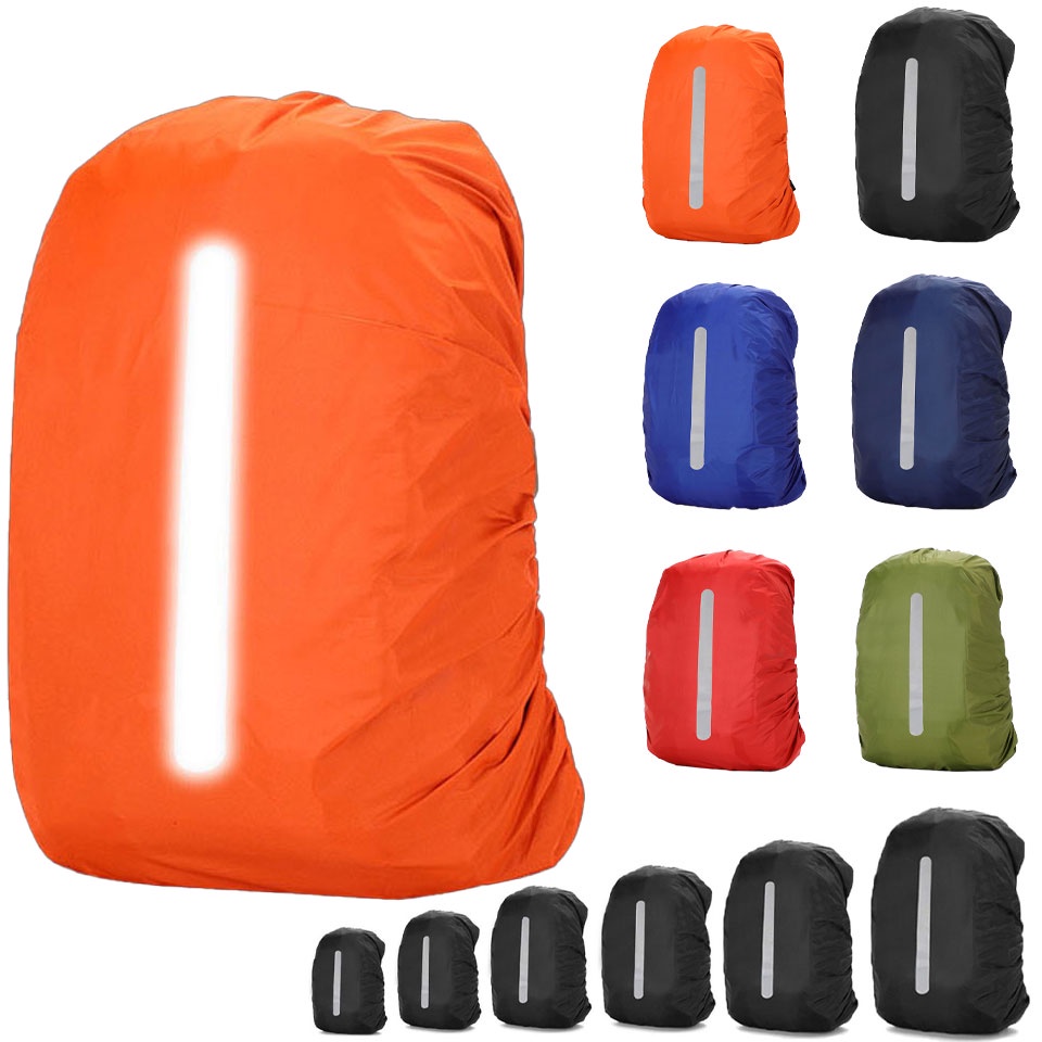 20L 35L 45L 60L 70L 80L Rain Cover Backpack Reflective Waterproof Bag Fashion Tactical Outdoor Camping Hiking Climbing Dust Raincover